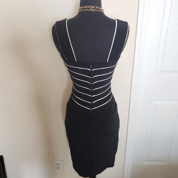 Tadashi Bandage Black Dress - Picture 3 of 7